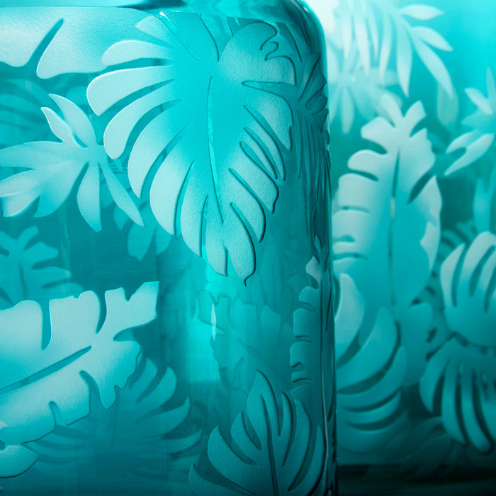 Large Sumatra Vase in Turquoise by Cyan Design