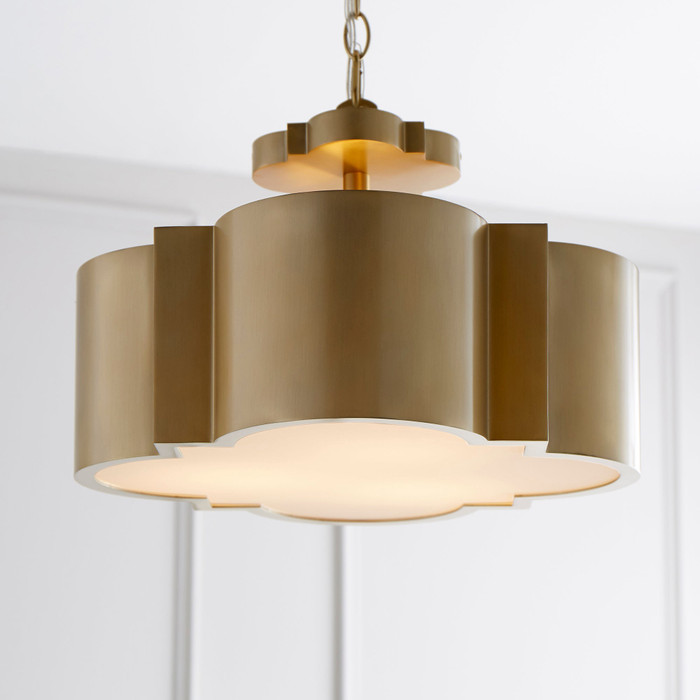 Wyatt Dual Mount 3-Light in Aged Brass by Cyan Design