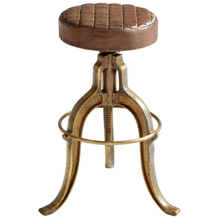 Cyan Design - Abbey Stool | Aged Brass
