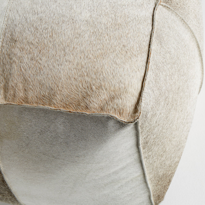 Brixton Pouf in Grey by Cyan Design
