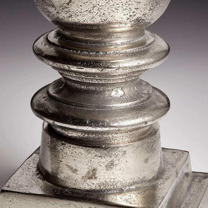 Small Relic Vase in Raw Nickel by Cyan Design