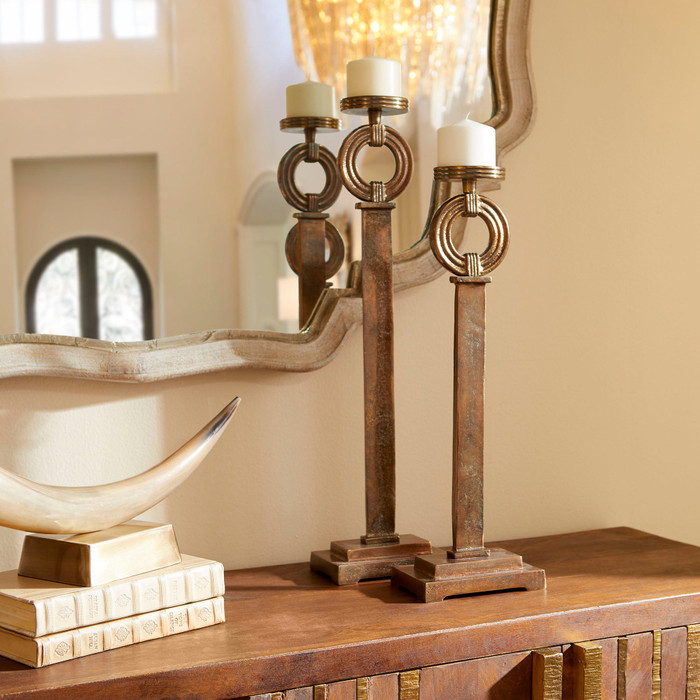 Valhalla Sculpture in Natural And Antique Brass by Cyan Design