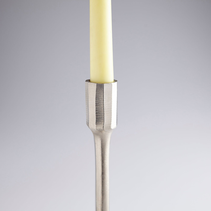 Small Cambria Candleholder in Nickel by Cyan Design