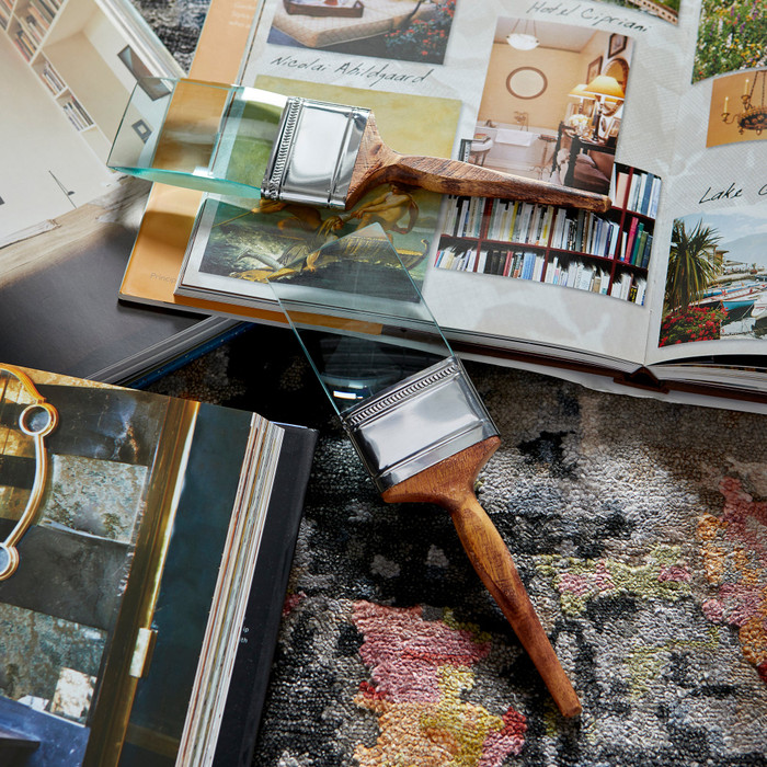 Broad Brush Sculpture in Brown by Cyan Design