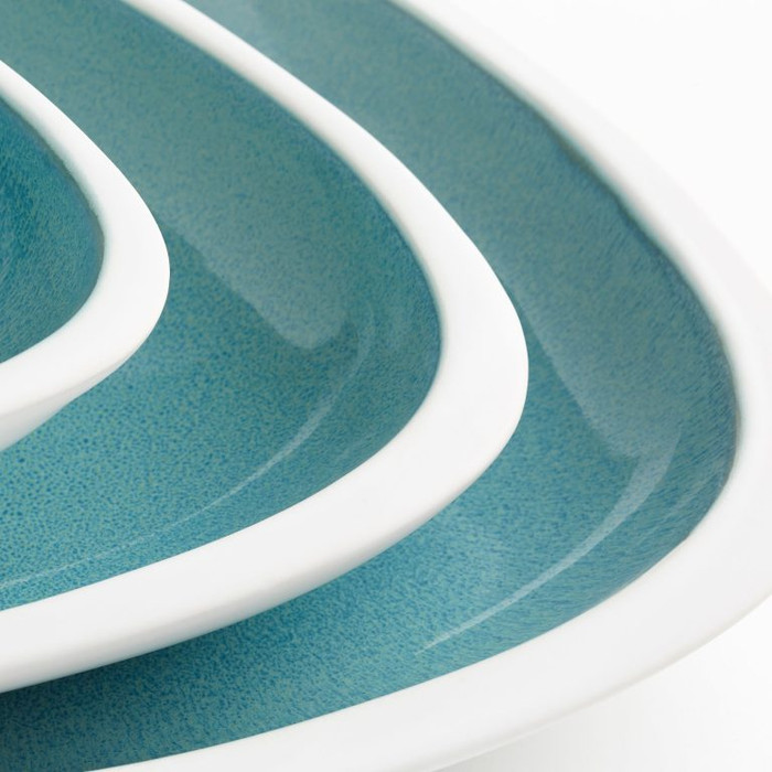 Small Nice Dream Tray in White And Green by Cyan Design