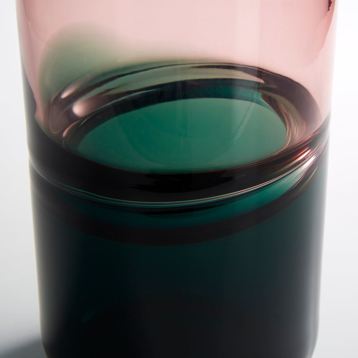 Small Moonsail Vase in Blush And Green by Cyan Design