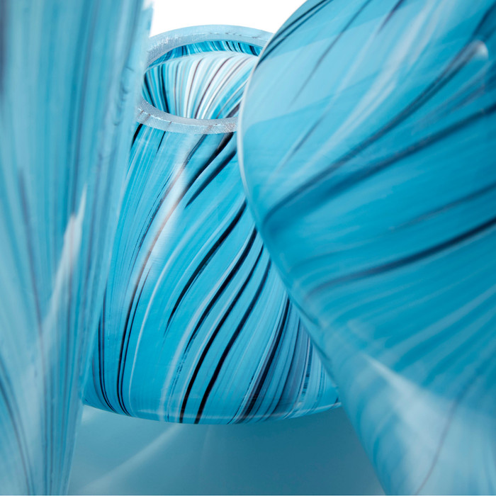 Large Phoebe Vase in Blue by Cyan Design