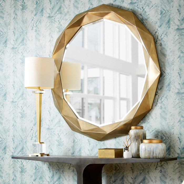 Small Spirit Drip Container in Olive Glaze by Cyan Design