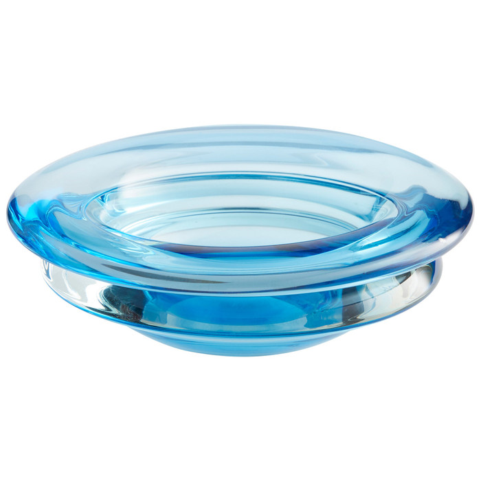 Small Novarupta Bowl in Blue by Cyan Design