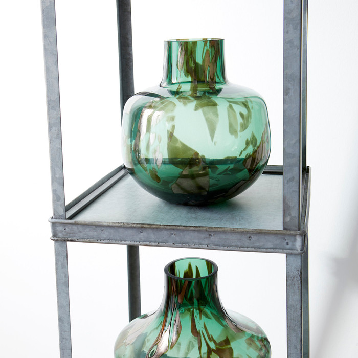 Medium Maisha Vase in Green And Gold by Cyan Design