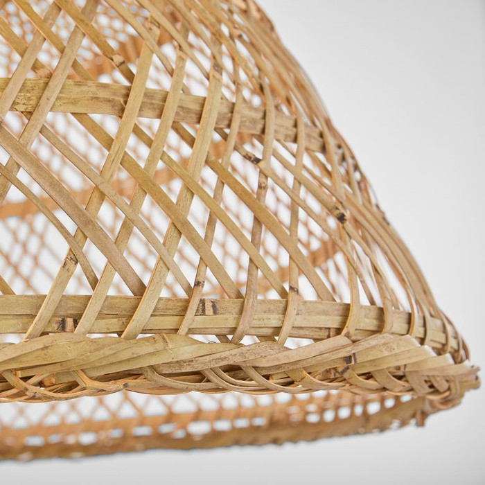 Vessel Pendant 1-Light in Bamboo by Cyan Design