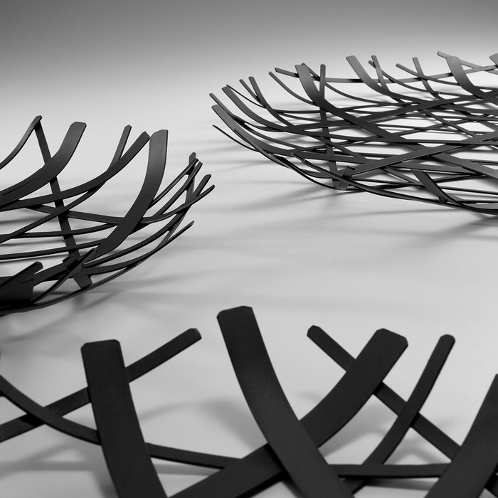 Medium Belgian Basket in Graphite by Cyan Design