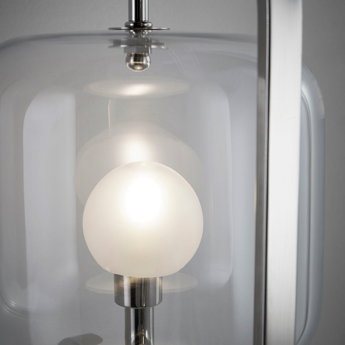 Isotope Wall Sconce in Polished Nickel by Cyan Design