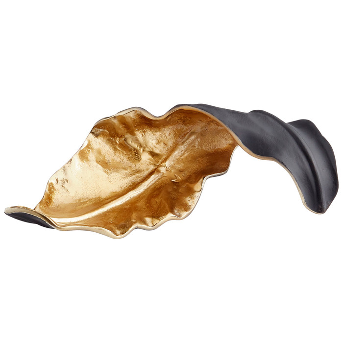 Small Oak Brush Sculpture in Black And Gold by Cyan Design