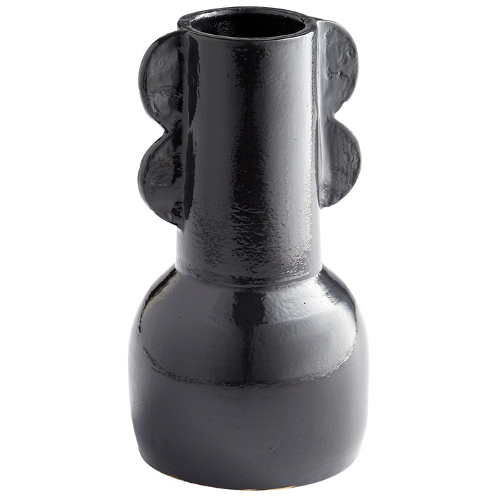 Large Potteri Vase in Black by Cyan Design