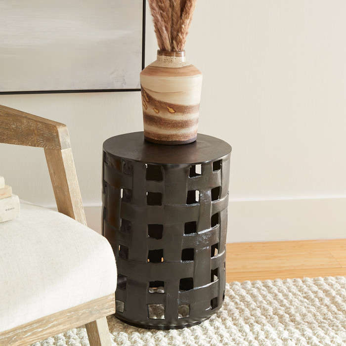 Cardin Side Table in Bronze by Cyan Design