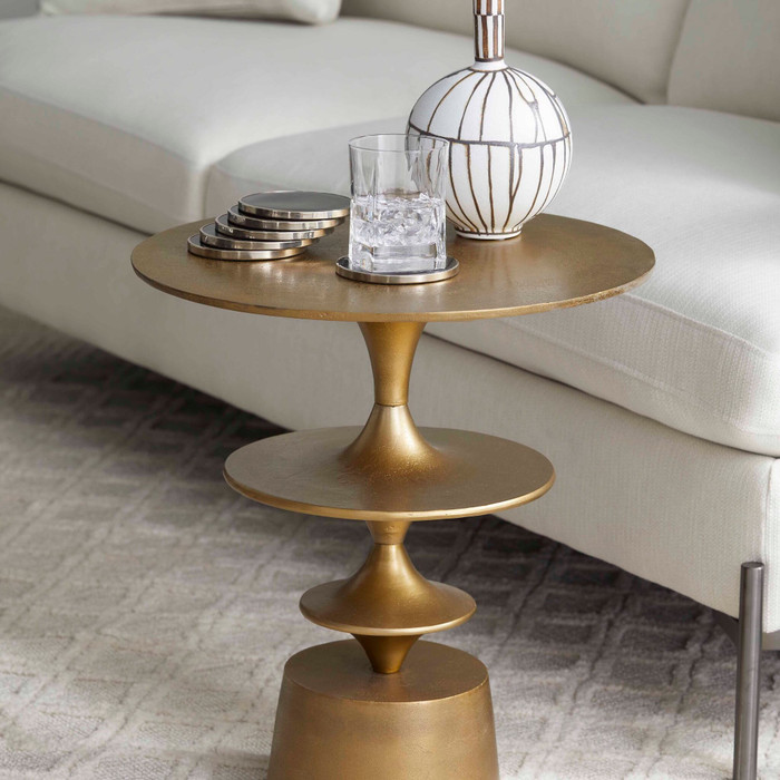 Small Risse Vase in Ebony And White by Cyan Design