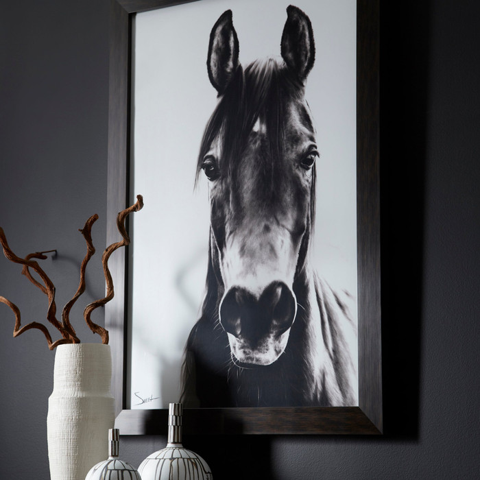 Medium Risse Vase in Ebony And White by Cyan Design