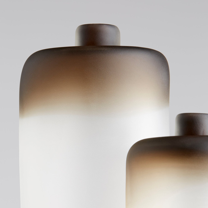 Small Jaxon Vase in Amber Swirl by Cyan Design