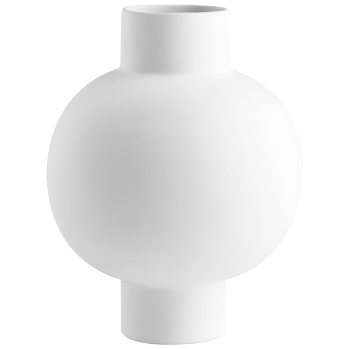 Cyan Design - Elara Vase | White – Medium Cyan Design - Elara Vase | White – Medium