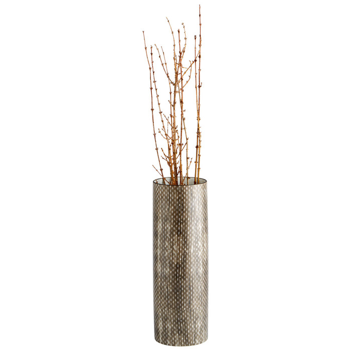 Large Atacama Vase in Thatched Sienna by Cyan Design