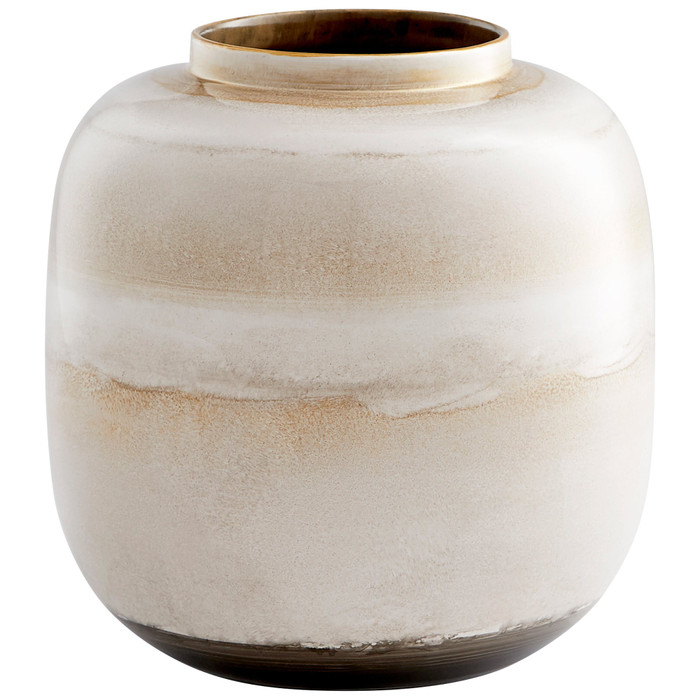 Small Kasha Vase in Mocha by Cyan Design