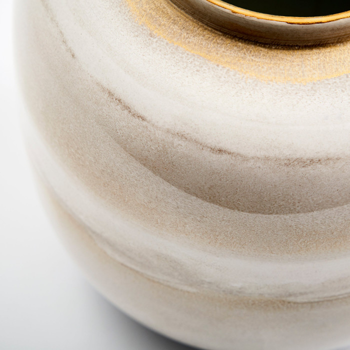 Small Kasha Vase in Mocha by Cyan Design