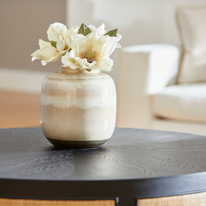 Small Kasha Vase in Mocha by Cyan Design