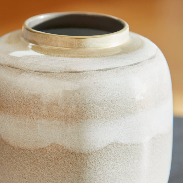 Small Kasha Vase in Mocha by Cyan Design