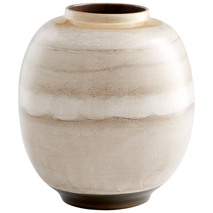 Medium Kasha Vase in Mocha by Cyan Design