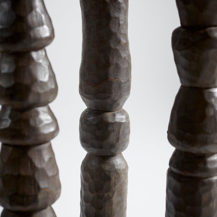 Medium Kinsey Totem Sculpture Designed by J Kent Martin in Black by Cyan Design