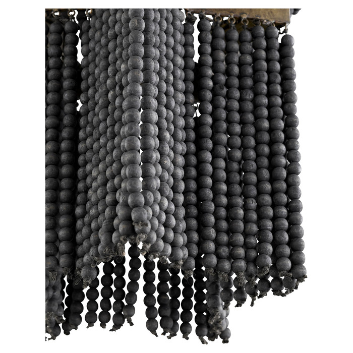 Wide Estrella Pendant in Black by Cyan Design