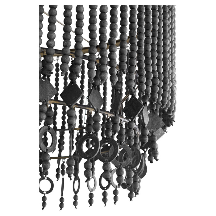 Estrella III Pendant Round in Black by Cyan Design