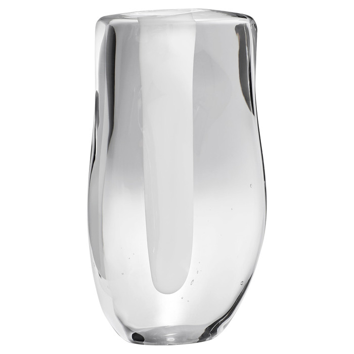 Inverted Oppulence Vase Tall in Clear by Cyan Design