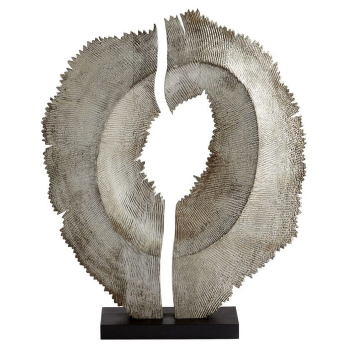 Bombay Sculpture in Whitewash by Cyan Design