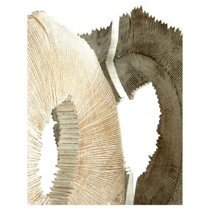 Bombay Sculpture in Whitewash by Cyan Design