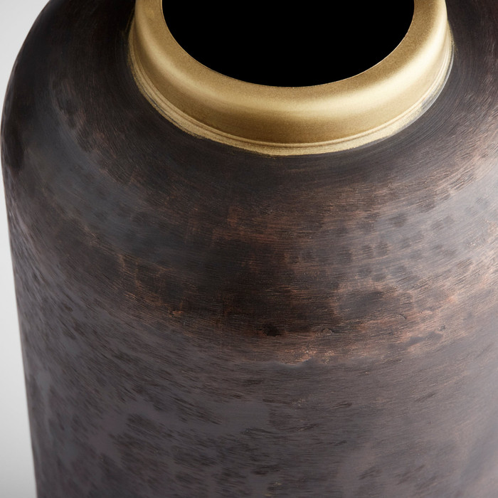 Small Akita Vase in Black by Cyan Design
