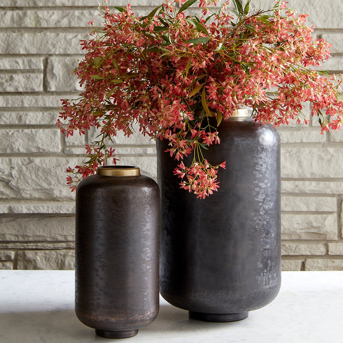 Small Akita Vase in Black by Cyan Design