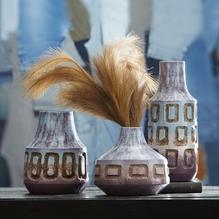 Large Bako Vase in Blue by Cyan Design