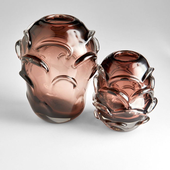 Small Lunaria Vase in Purple by Cyan Design