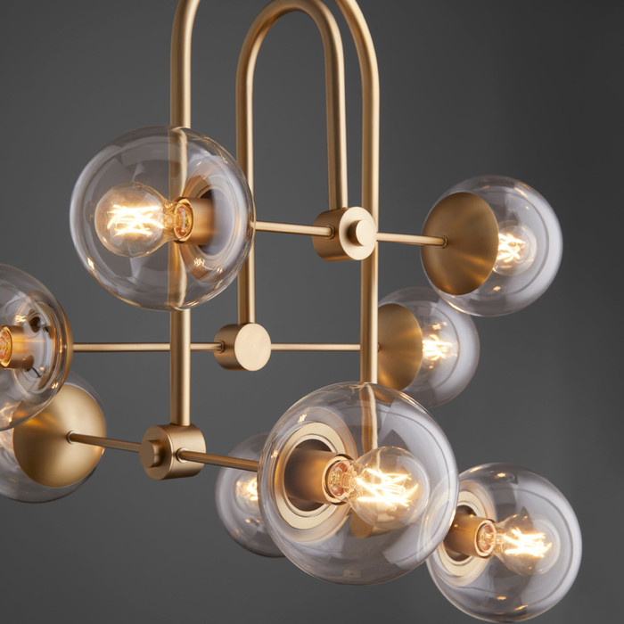 Drea Pendant in Aged Brass by Cyan Design