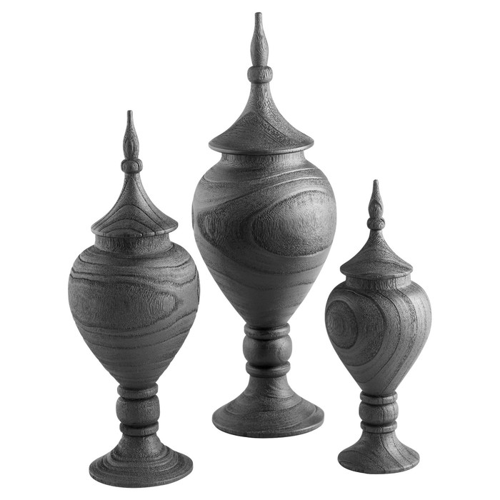 Large Heritage Container in Black by Cyan Design