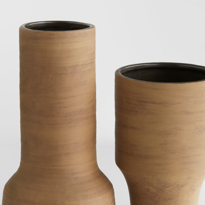 Small Amphora Vase in Unglazed Brown by Cyan Design