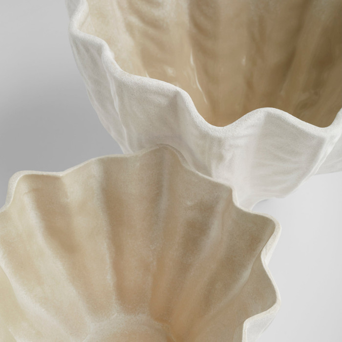 Small Chloris Bowl in White by Cyan Design