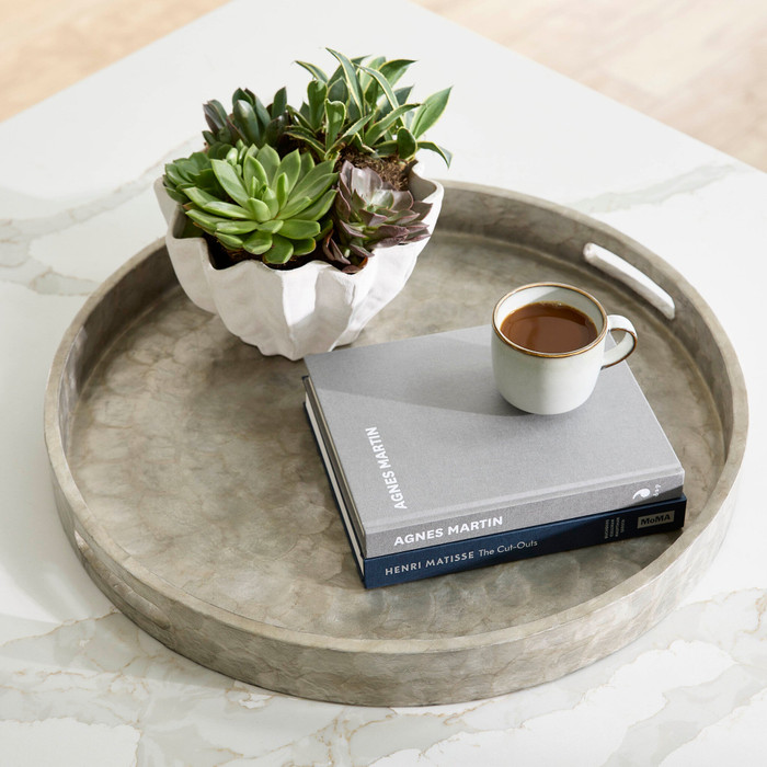 Small Chloris Bowl in White by Cyan Design