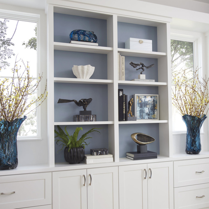 Arethusa Bowl in Clear and Cobalt by Cyan Design