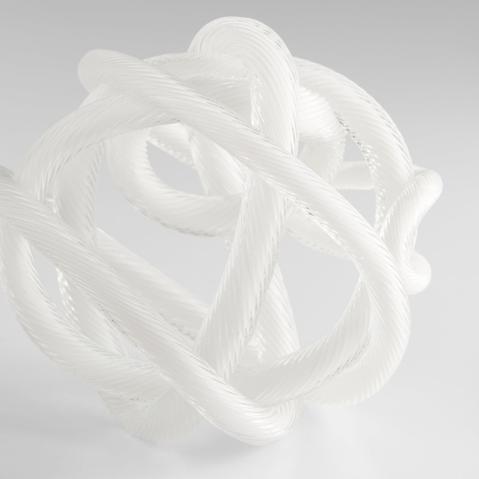 Extra Large Interlace Sphere in White by Cyan Design