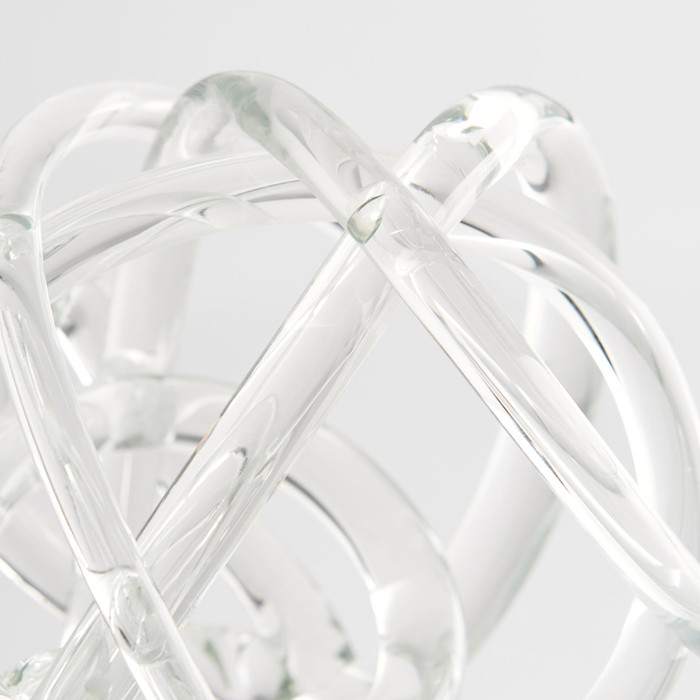 Extra Large Knotty Sphere in Clear by Cyan Design