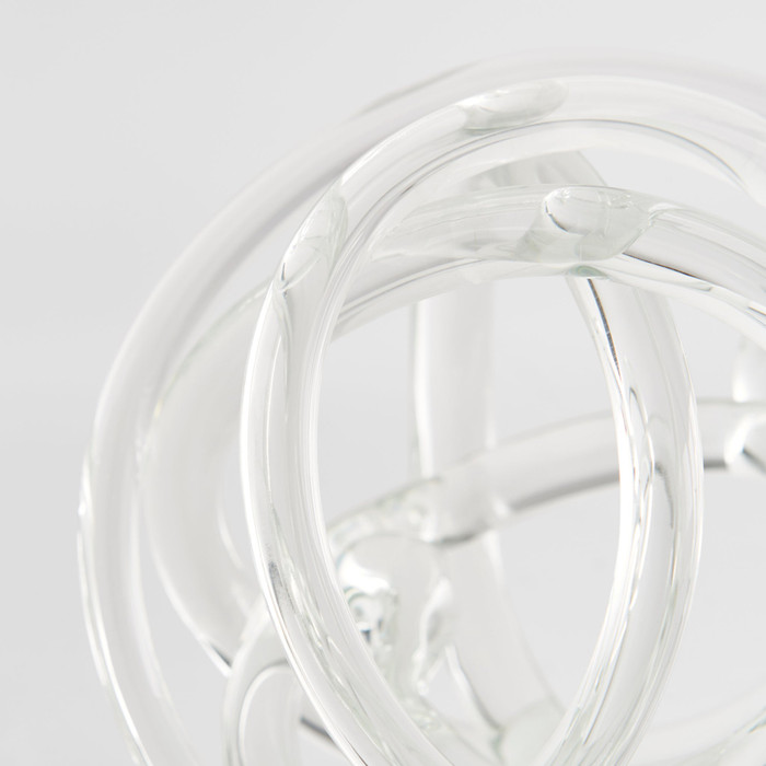 Extra Large Knotty Sphere in Clear by Cyan Design
