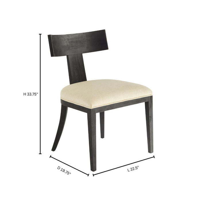 Sedia Dining Chair in Black by Cyan Design